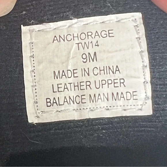 BASS Anchorage Low Top Suede & Rubber Duck Boot Shoes Women 9M Lace Up Black Red - Picture 3 of 16